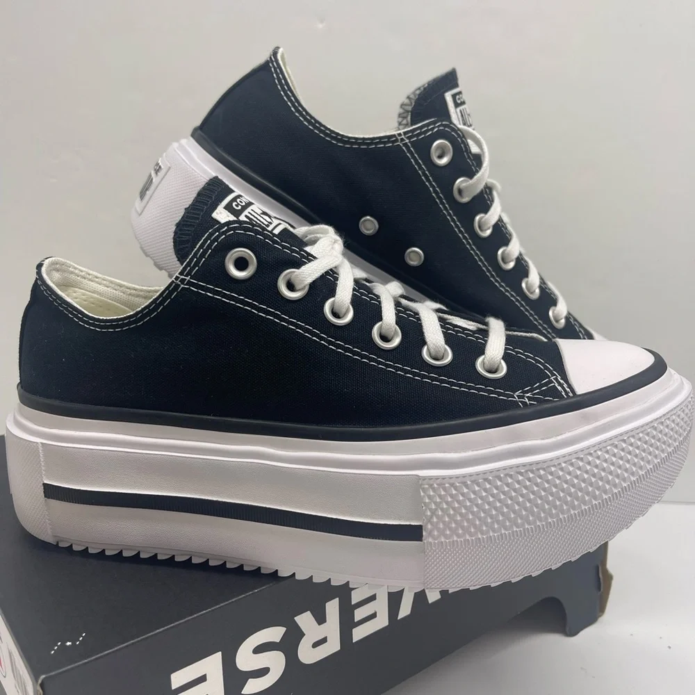 Converse WMNS Chuck Taylor All Star Lift Double Stack Platform Canvas Sneakers